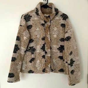Buckle Thread & Supply Plush Button Up Sweater Jacket